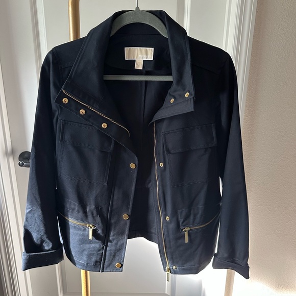 Michael Kors Dark Navy Mini Trench - Picture 1 of 4